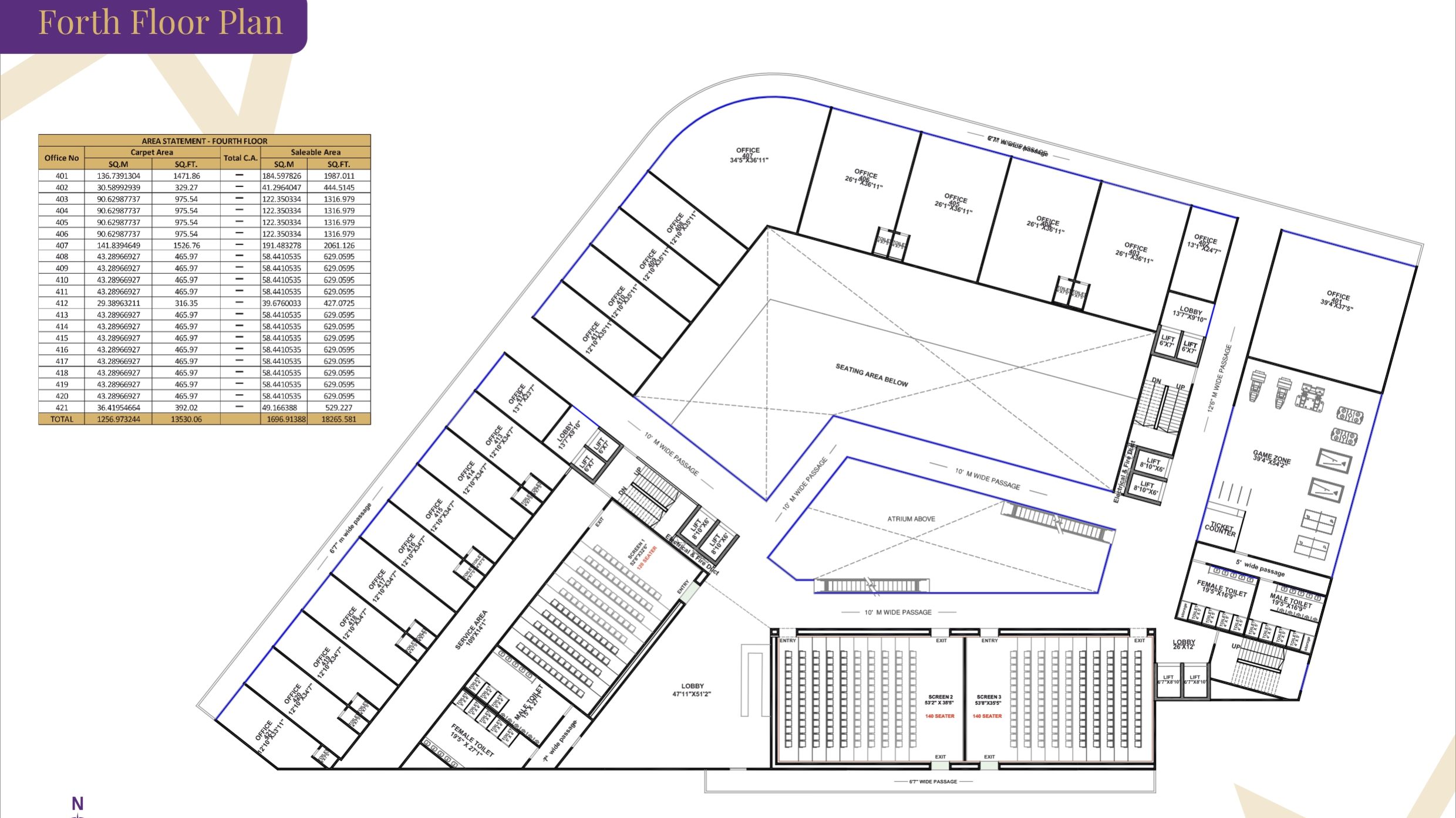 Mahavir - Crownplaza_Fourth_Floor